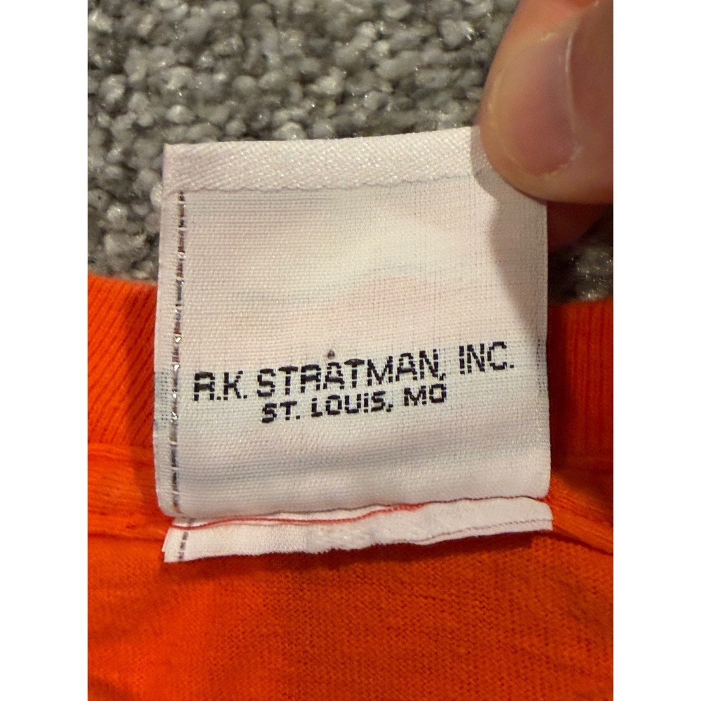 Harley-Davidson T-Shirt Kids L 14-16 Orange Bartlesville Ok Logo Graphic Tee * - Picture 5 of 13